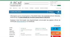 Desktop Screenshot of fcat.edu.br
